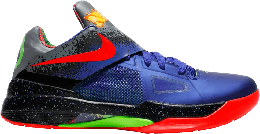 Nike Zoom KD 4 &#039;Nerf&#039; Sample [Cncrd/Brght Crmsn-Blk-C]