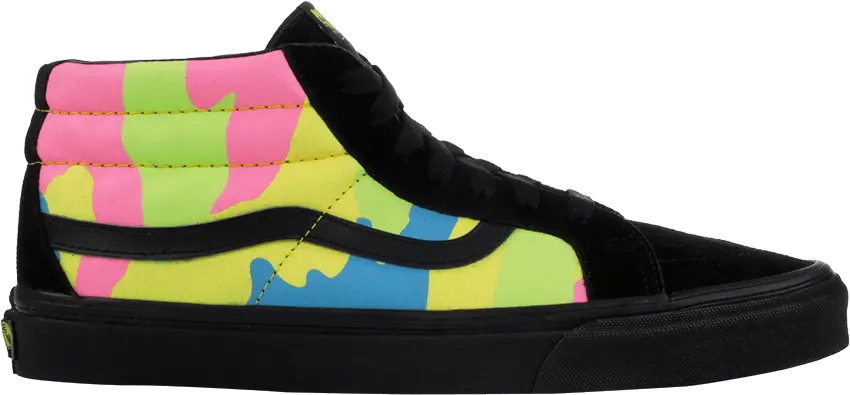  Vans Sk8-Mid Reissue &#039;Neon Camo&#039;