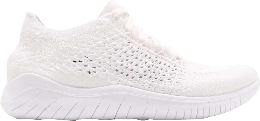  Nike Wmns Free RN Flyknit 2018 &#039;White&#039;