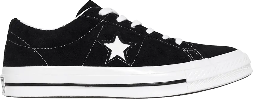  Converse One Star Ox Vintage Black White