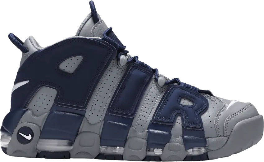  Nike Air More Uptempo Cool Grey Midnight Navy