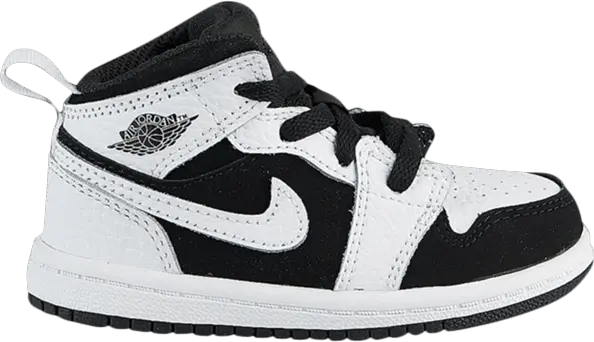  Jordan 1 Mid White Black (TD)