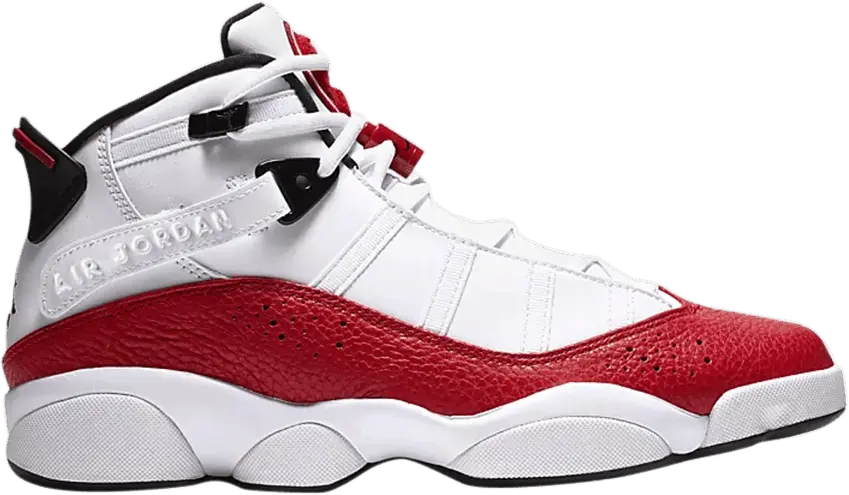  Jordan 6 Rings White University Red