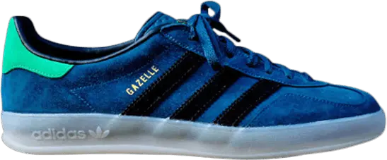  Adidas Gazelle Indoor [Dpetrol/Black1/Realgreen]