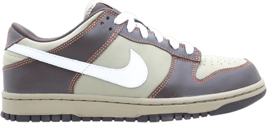  Nike Dunk Low Nke [Tweed/White Brq Brown/Sft Orange]