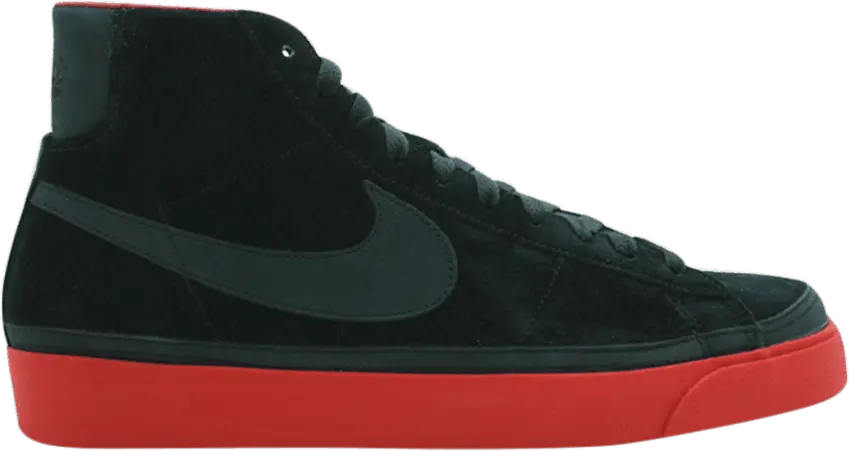 Nike Blazer High Premium [Black/Black-Sport Red]