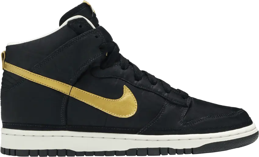  Nike Dunk Hi Vandal Premium [Black/Metallic Gold]