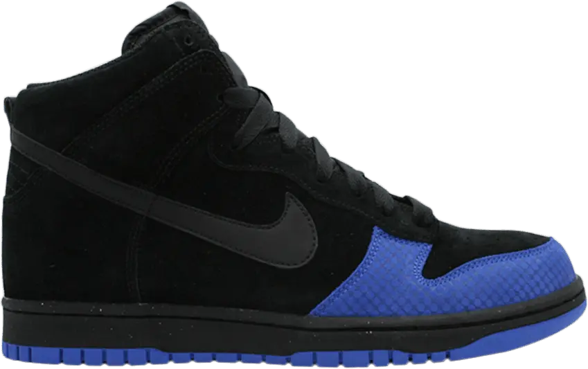 Nike Dunk High [Black/Black-Varsity Royal]