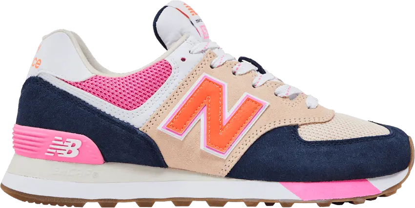  New Balance 574 Natural Indigo Vintage Rose (Women&#039;s)