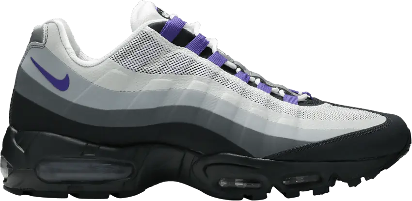  Nike Air Max 95 No Sew [Anthracite/Pure Purple-Cool Grey-Wolf Grey]