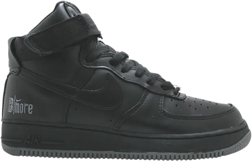 Nike Air Force 1 High [Black/Black-Cool Grey (B-More)]
