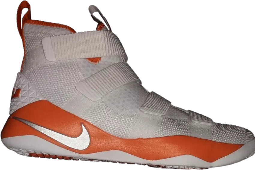  Nike LeBron Soldier 11 TB &#039;White Orange&#039; [White/Metallic Silver]