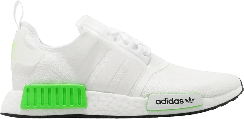 Adidas NMD_R1 &#039;White Solar Green&#039; [Footwear White/Core Black/Solar Green]