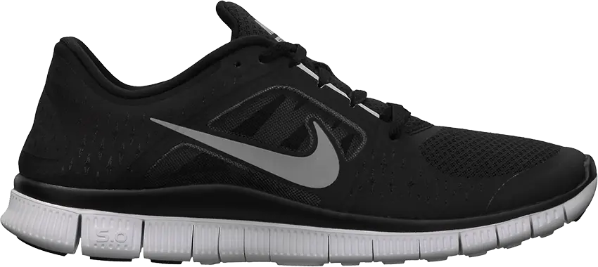Nike Free Run+ 3 [Black/Wolf Grey/Reflect Silver]