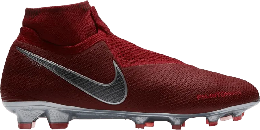 Nike Phantom Vision Elite DF FG &#039;Team Red&#039; [Team Red/Metallic Dark Grey-Bright Crimson-Black]