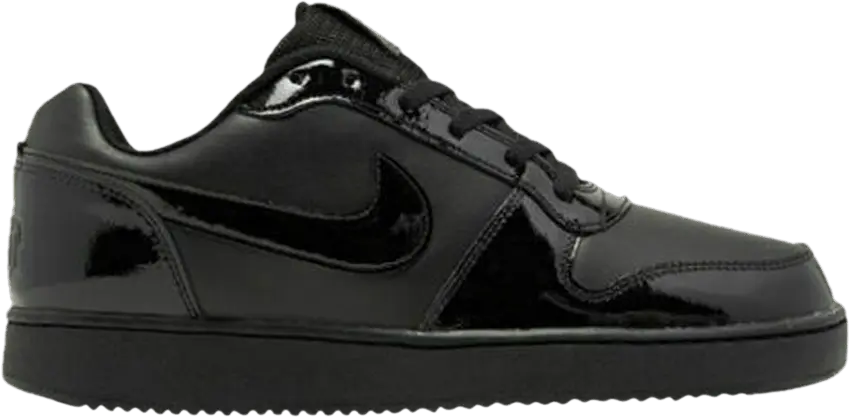 Nike Ebernon Low &#039;Black&#039; [Black/Metallic Silver/Black]