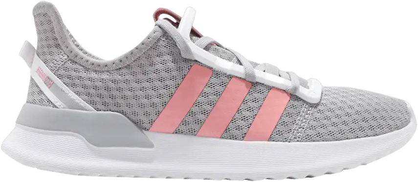  Adidas U_Path Run J &#039;Grey Glow Pink&#039; [Grey Two/Glow Pink/Cloud White]