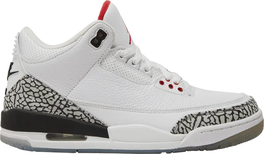  Jordan 3 Retro Free Throw Line White Cement