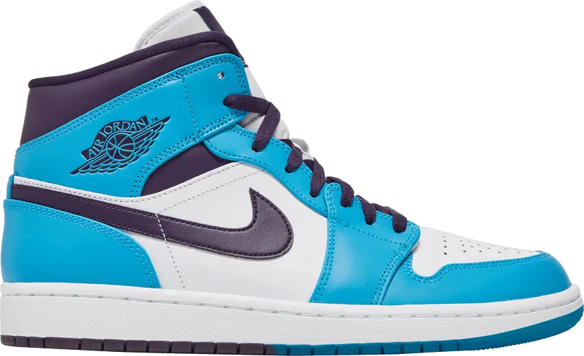  Jordan 1 Mid Hornets