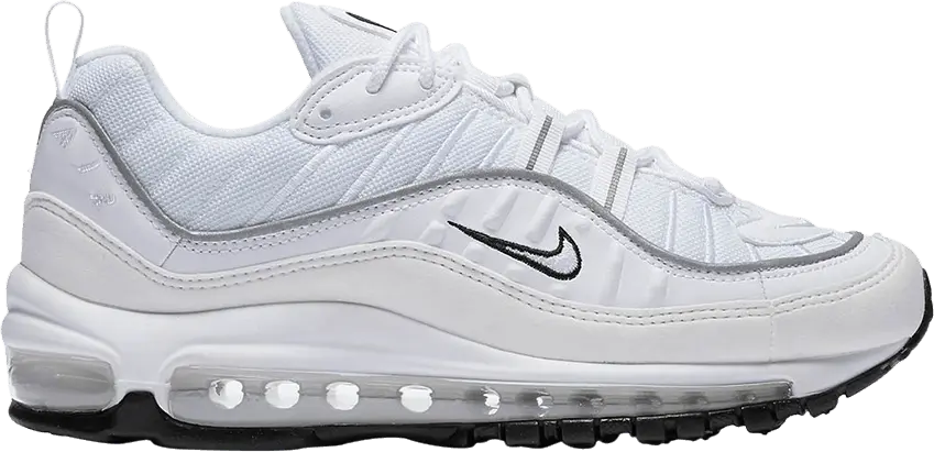  Nike Air Max 98 White Reflect Silver (Women&#039;s)
