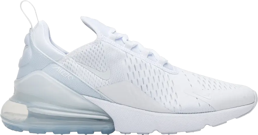  Nike Air Max 270 Triple White (Women&#039;s)