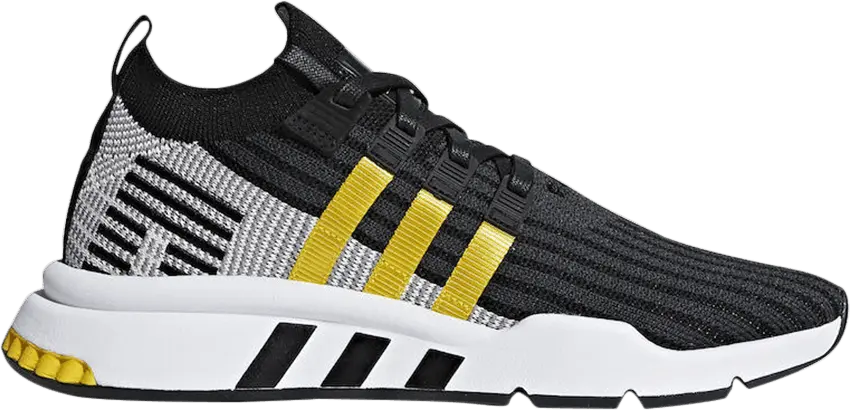  Adidas adidas EQT Support Mid Adv Black Equipment Yellow