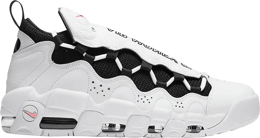 Nike Air More Money White Black Coral Chalk