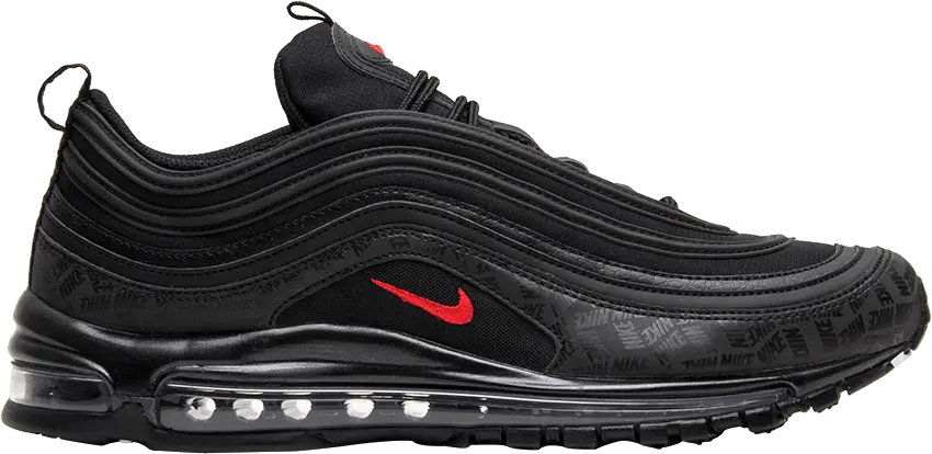  Nike Air Max 97 All-Over Print Black Red