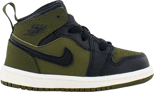  Jordan 1 Mid Olive Canvas (TD)