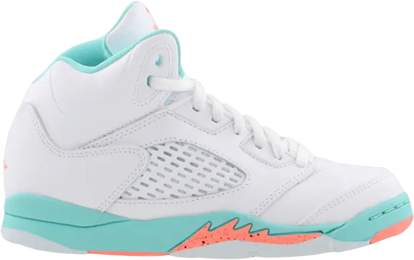  Jordan 5 Retro Light Aqua (PS)