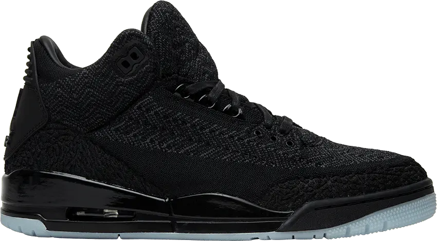  Jordan 3 Retro Flyknit Black