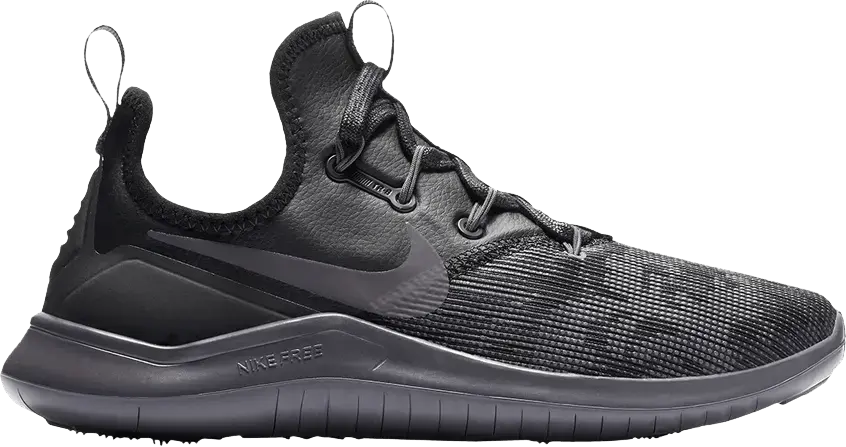  Nike Free TR 8 Flock Black Thunder Grey (Women&#039;s)