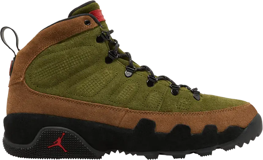  Jordan 9 Retro Boot Military Brown