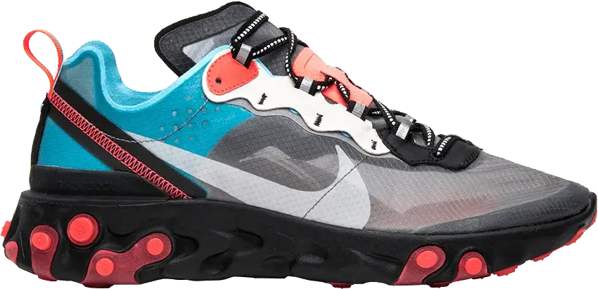  Nike React Element 87 Blue Chill Solar Red