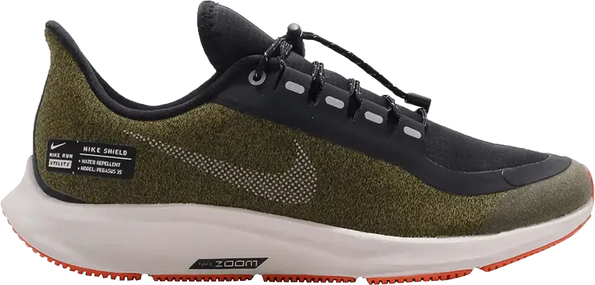  Nike Air Zoom Pegasus 35 Shield GS &#039;Olive Flak&#039;