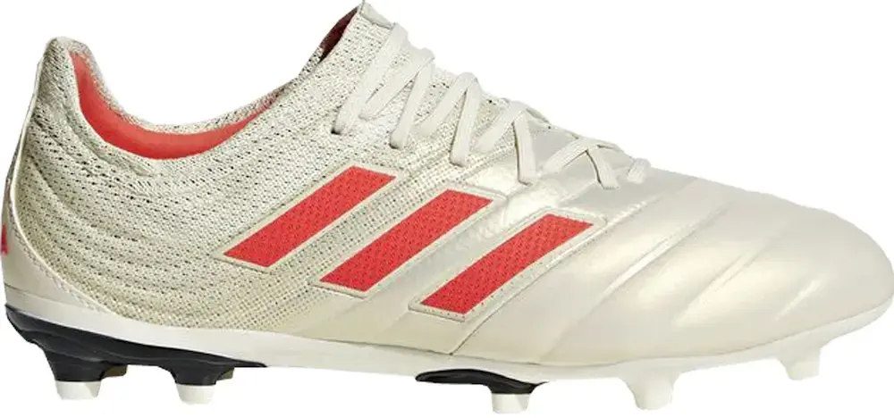  Adidas adidas Copa 19.1 Firm Ground Cleat Off White Solar Red (Youth)