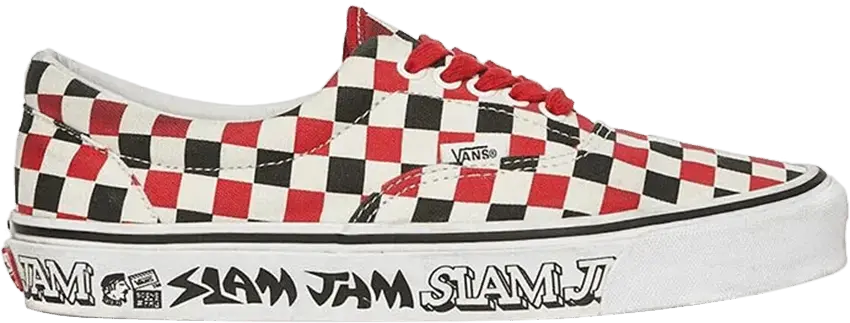  Vans Slam Jam Socialism x OG Era LX &#039;Red Black Checkerboard&#039;