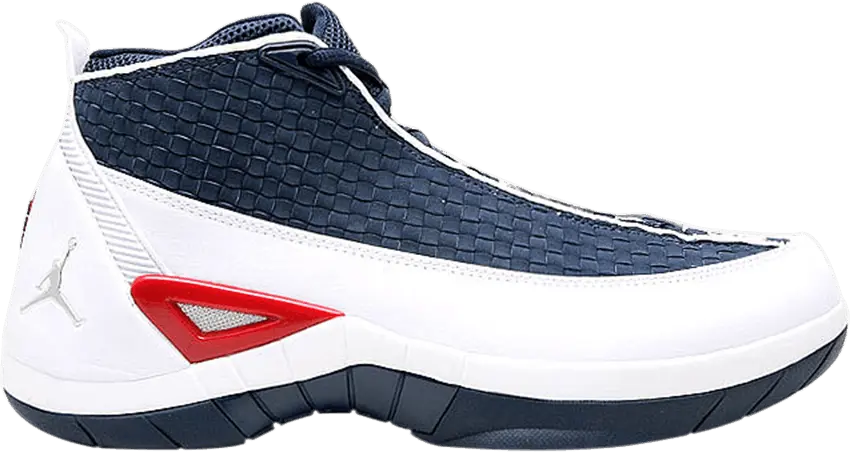  Jordan 15 SE White Navy Red