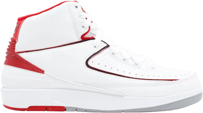  Jordan 2 Retro White Red CDP (2008)