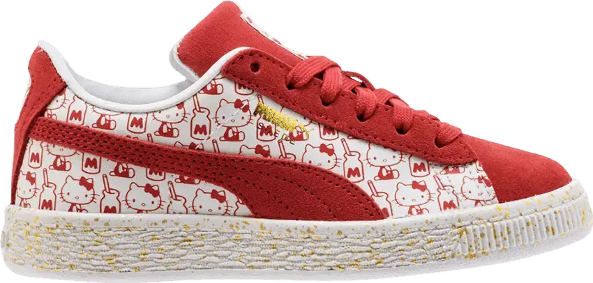  Puma Hello Kitty x Suede Classic PS &#039;Bright Red&#039;