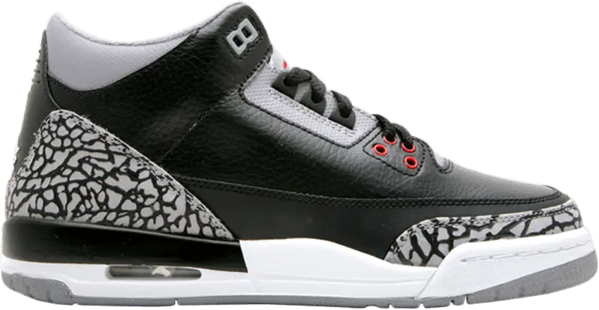  Jordan 3 Retro Black Cement CDP (2008) (GS)