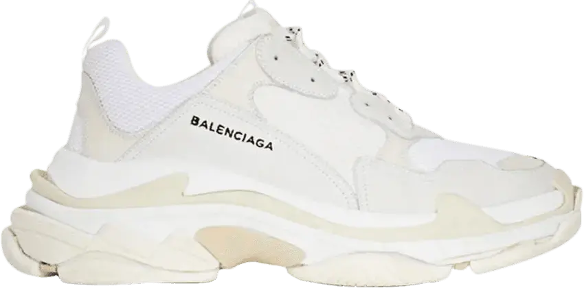  Balenciaga Triple S White (2018) Reissue) (Women&#039;s)