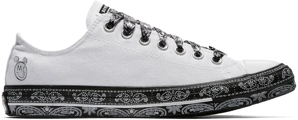  Converse Chuck Taylor All-Star Low Miley Cyrus White Black