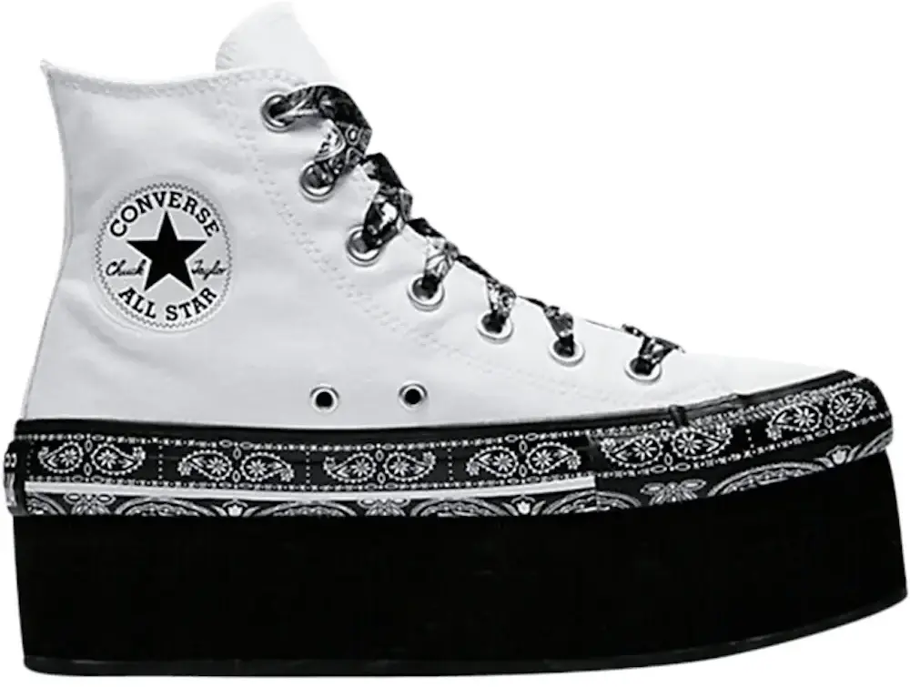  Converse Chuck Taylor All-Star Platform High Miley Cyrus White (Women&#039;s)