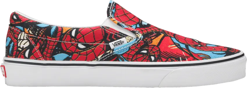  Vans Marvel x Slip-On &#039;Spiderman&#039;