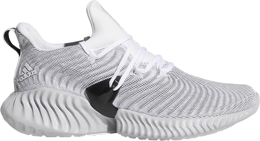  Adidas adidas Alphabounce Instinct Cloud White Grey Two (Women&#039;s)