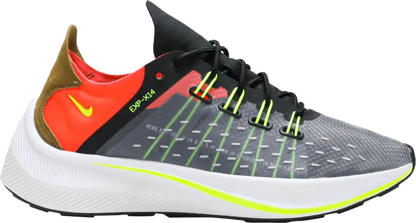  Nike EXP-X14 Black Volt Solar Red (Women&#039;s)