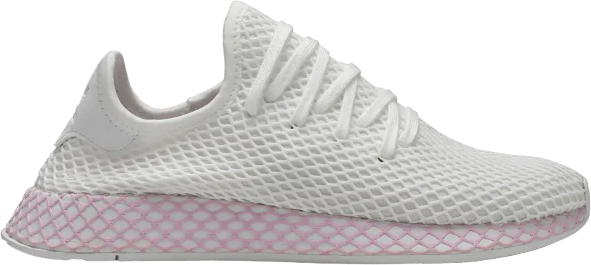  Adidas adidas Deerupt Cloud White Clear Lilac (Women&#039;s)