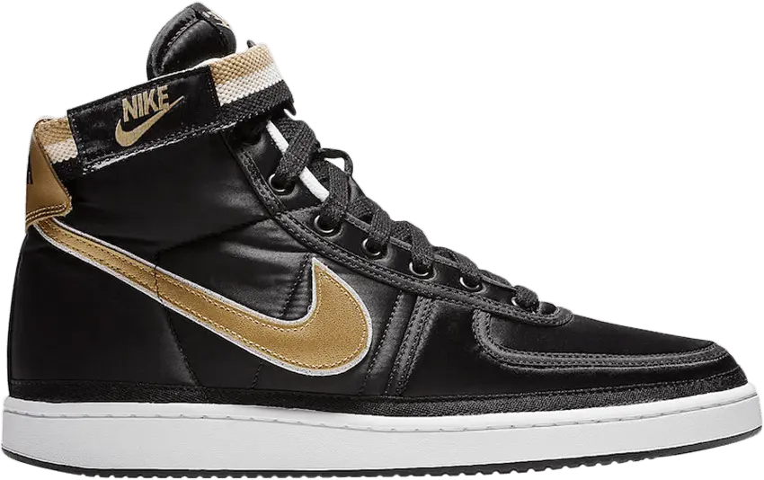  Nike Vandal High Supreme Black Metallic Gold