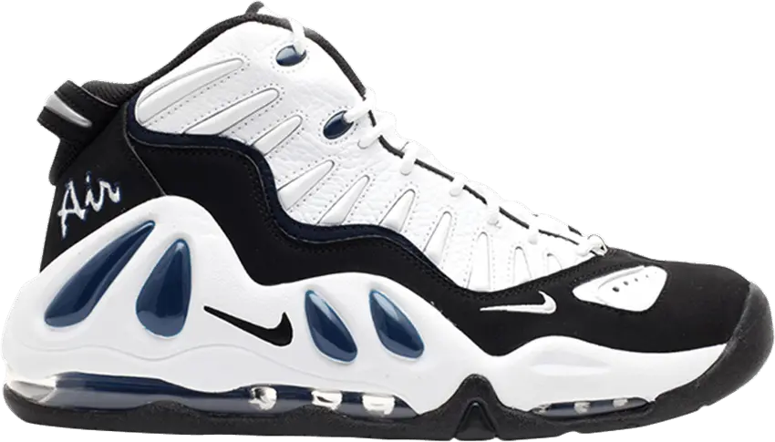 Nike Air Max Uptempo 97 White Black College Navy